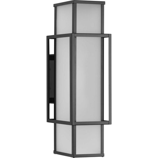 Unison Two Light Outdoor Wall Lantern in Matte Black