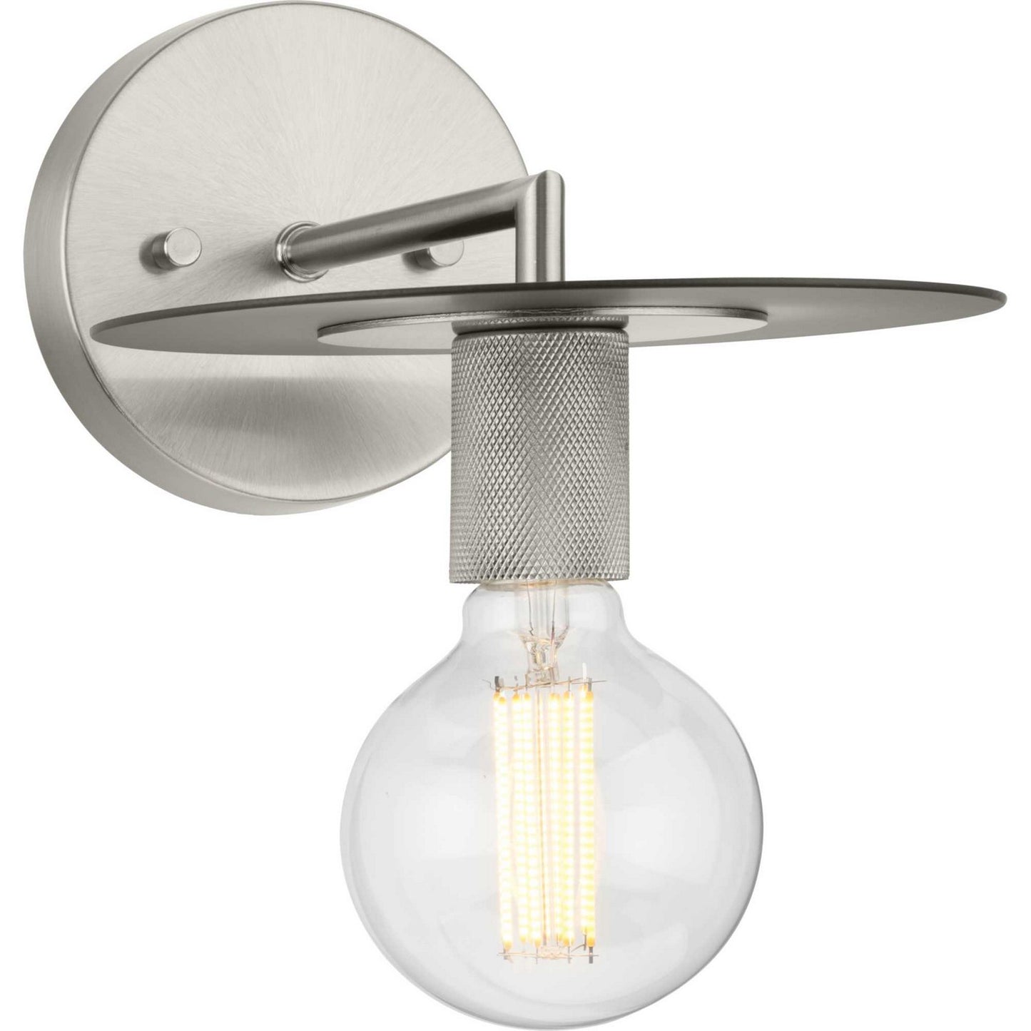 Trimble One Light Wall Bracket in Brushed Nickel