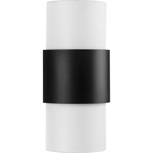 Silva Two Light Wall Sconce in Matte Black