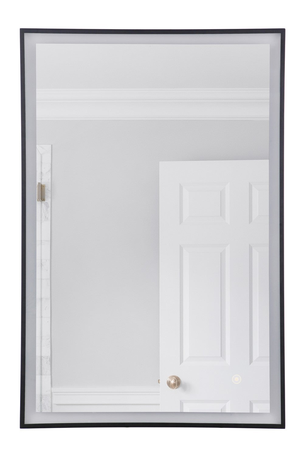 Framed,LED Mirror LED Mirror in Flat Black