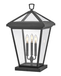 Alford Place LED Pier Mount in Museum Black