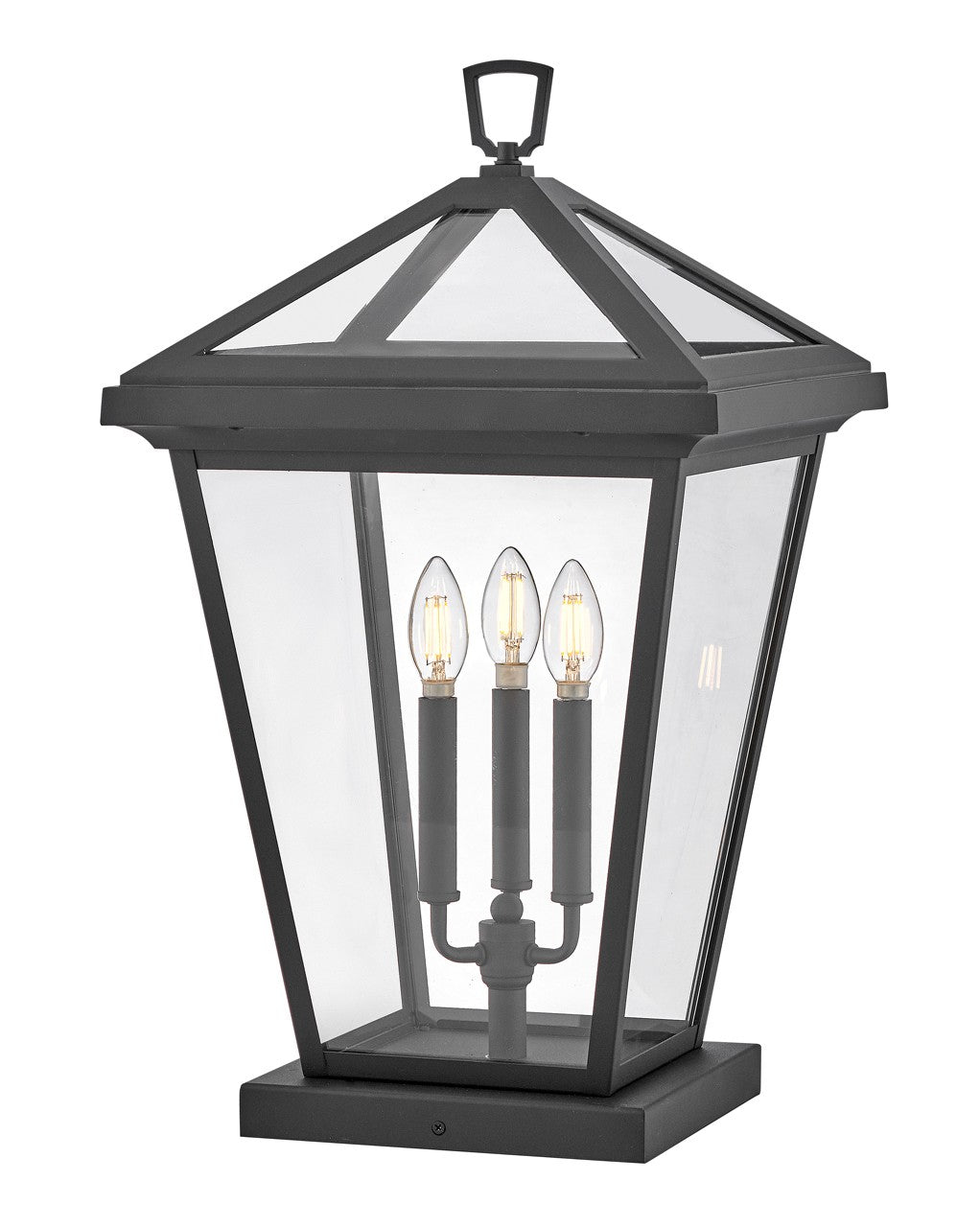 Alford Place LED Pier Mount in Museum Black