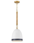 Nash LED Pendant in Heritage Brass