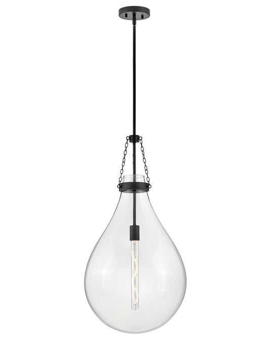 Eloise LED Pendant in Black