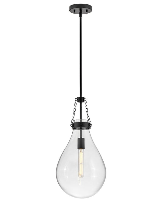 Eloise LED Pendant in Black
