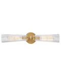 Jude LED Vanity in Heritage Brass