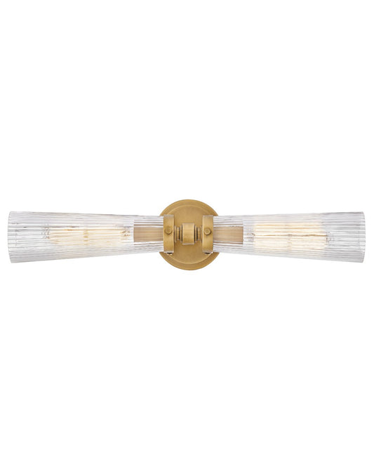 Jude LED Vanity in Heritage Brass