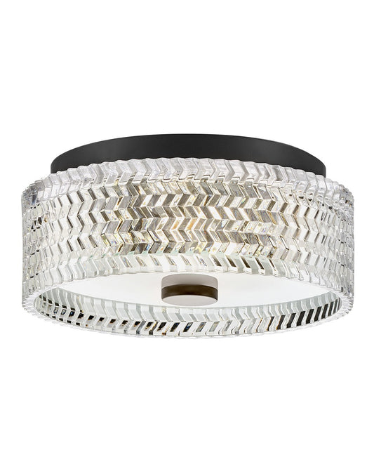 Elle LED Flush Mount in Black