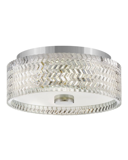 Elle LED Flush Mount in Chrome