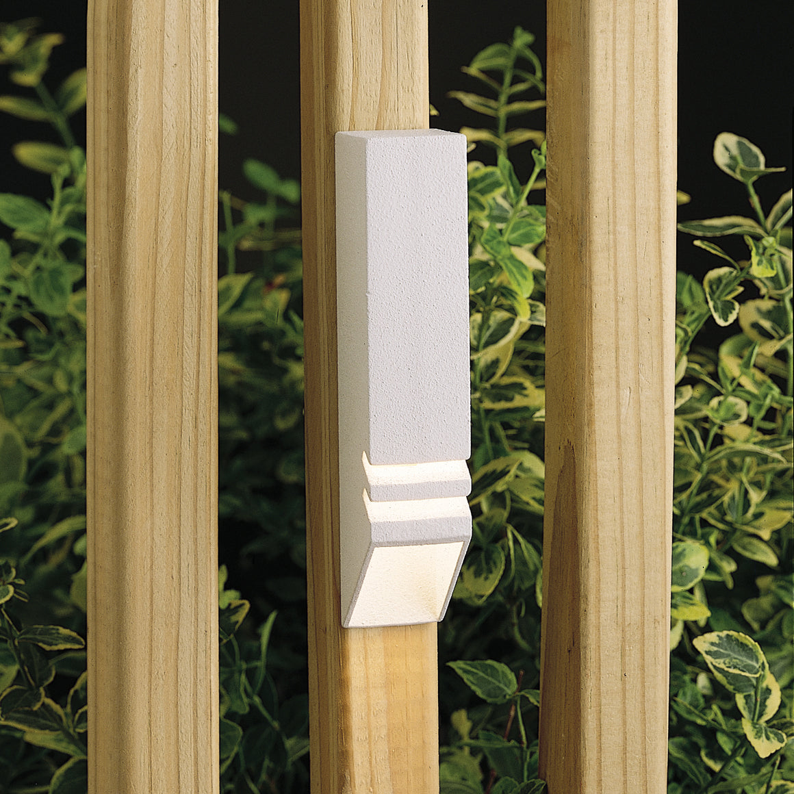 One Light Deck in Textured White