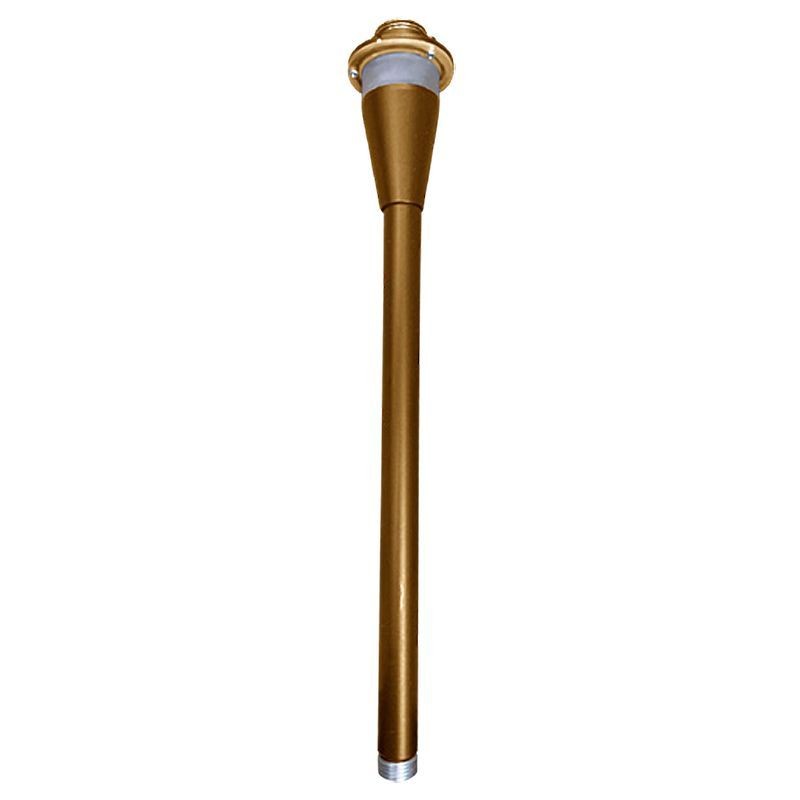 Path Light Stem in Dark Brass