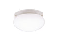 Ceiling Space One Light Flush Mount in White