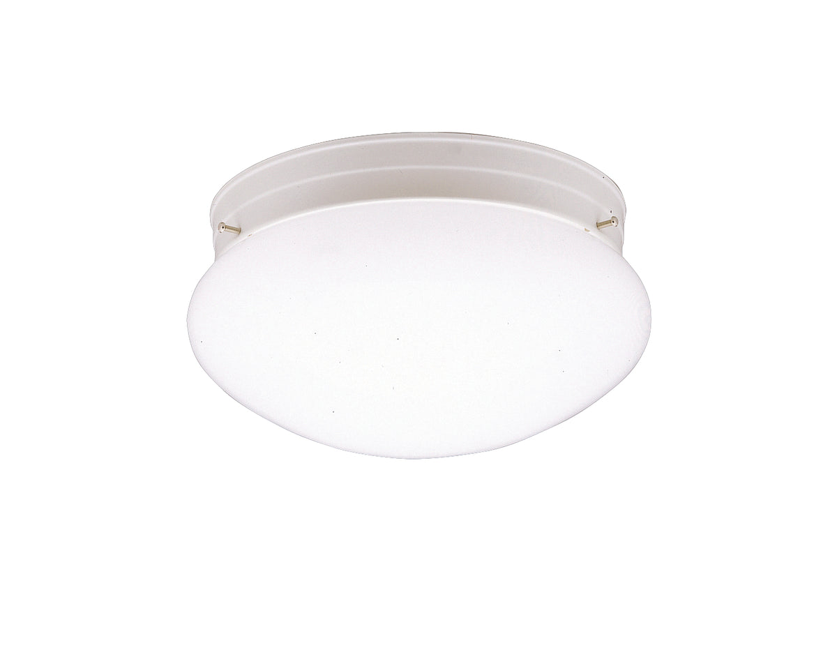 Ceiling Space One Light Flush Mount in White