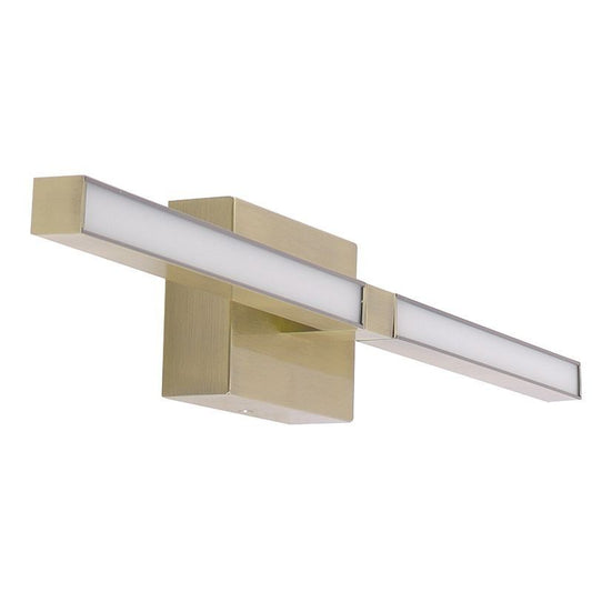 Rotatable Slim Vanity in Brushed Bruss