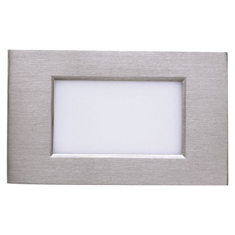 Integrated Step Light in Brushed Nickel