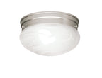 Ceiling Space Two Light Flush Mount in Brushed Nickel