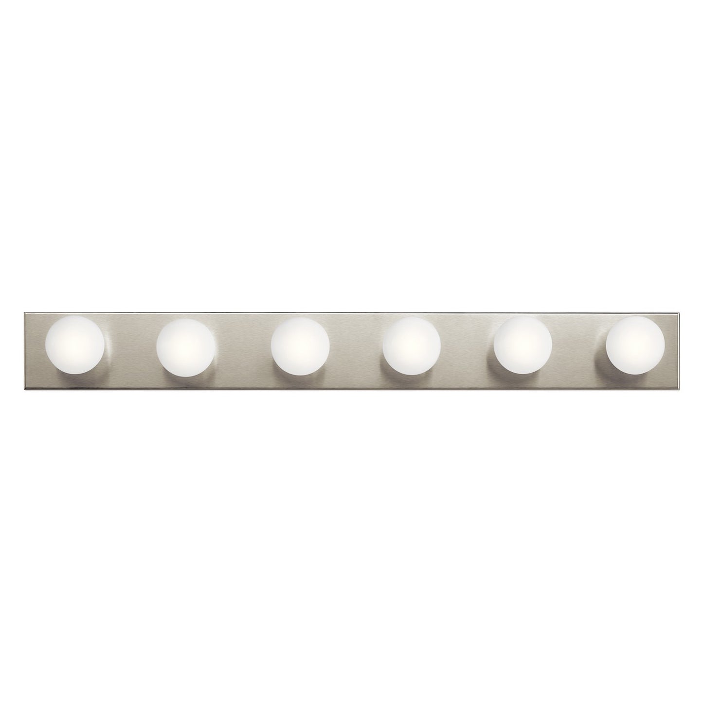 Six Light Linear Bath in Brushed Nickel