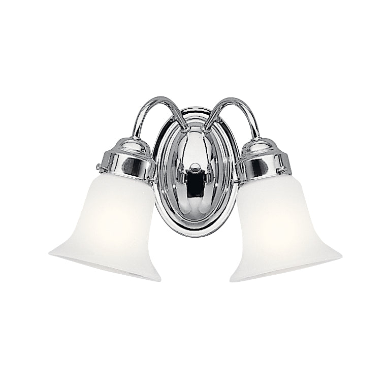 Two Light Bath in Chrome