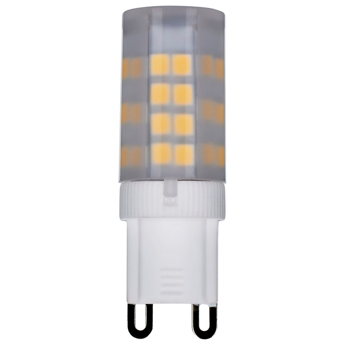 (4-Pack) Satco S11232 3.5W LED T4 Tubular Bulb, G9 Base, 3000K, 300 Lumens, Frost
