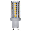 (4-Pack) Satco S11235 5W LED T4 Tubular Bulb, G9 Base, 4000K, 550 Lumens, Clear