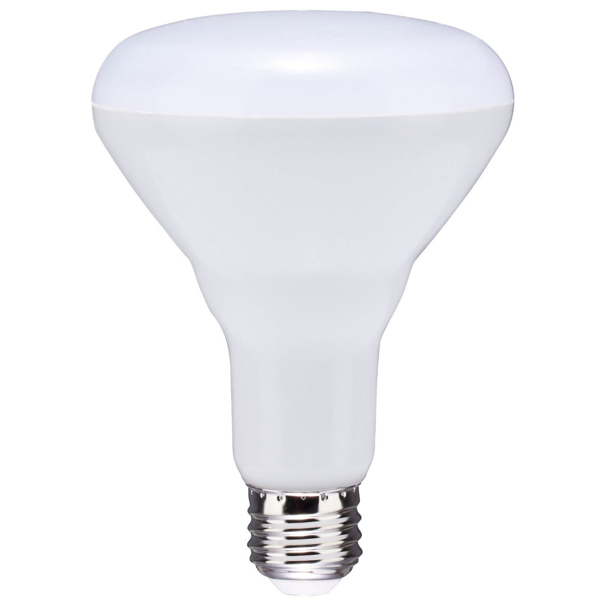 (4-Pack) Satco S11473 8.5W LED BR30 Reflector Bulb, E26 Base, 5000K, 700 Lumens, Dimmable, Frost