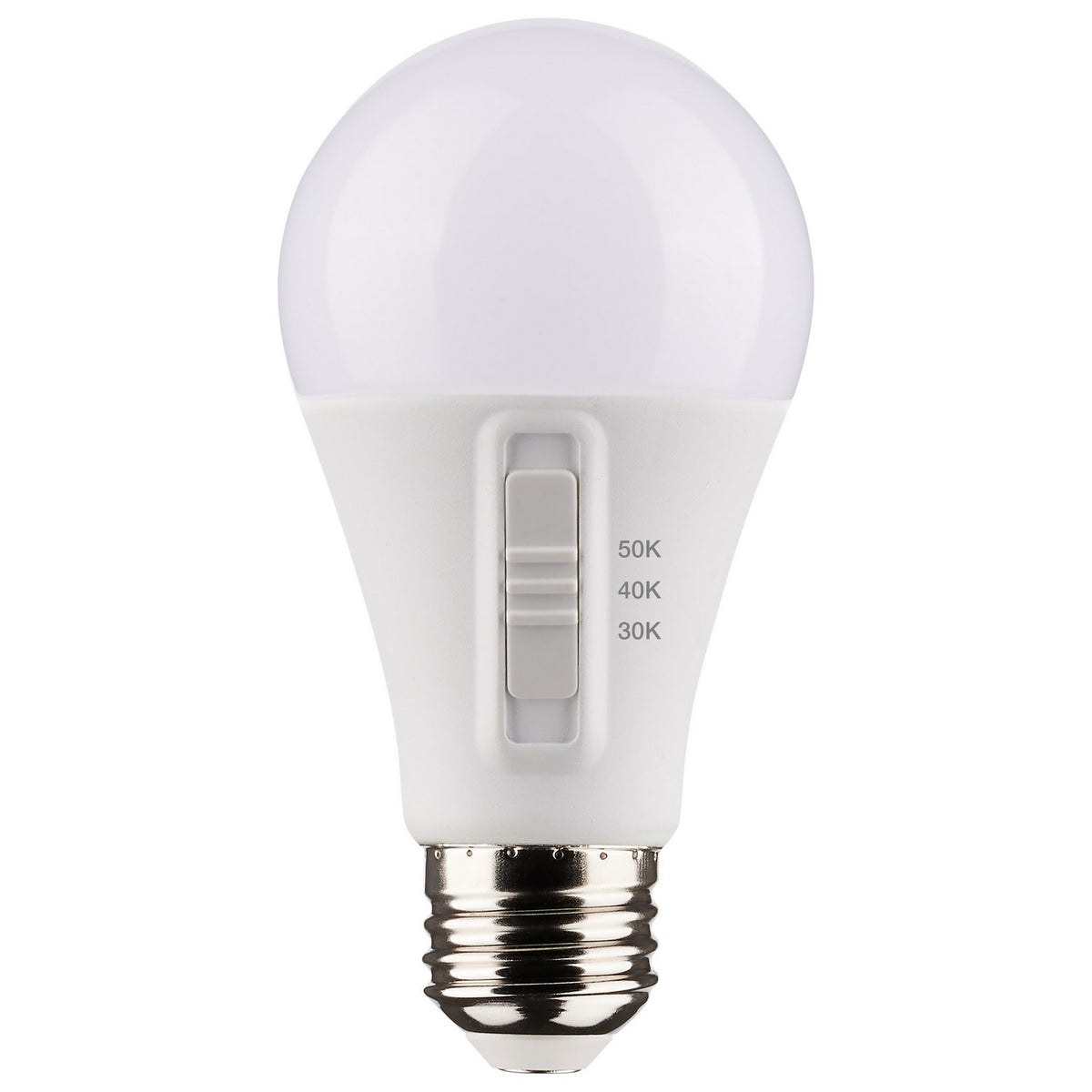 (4-Pack) Satco S11772 12W LED A19 A-Shape Bulb, E26 Base, 3000K, 1100 Lumens, Frost