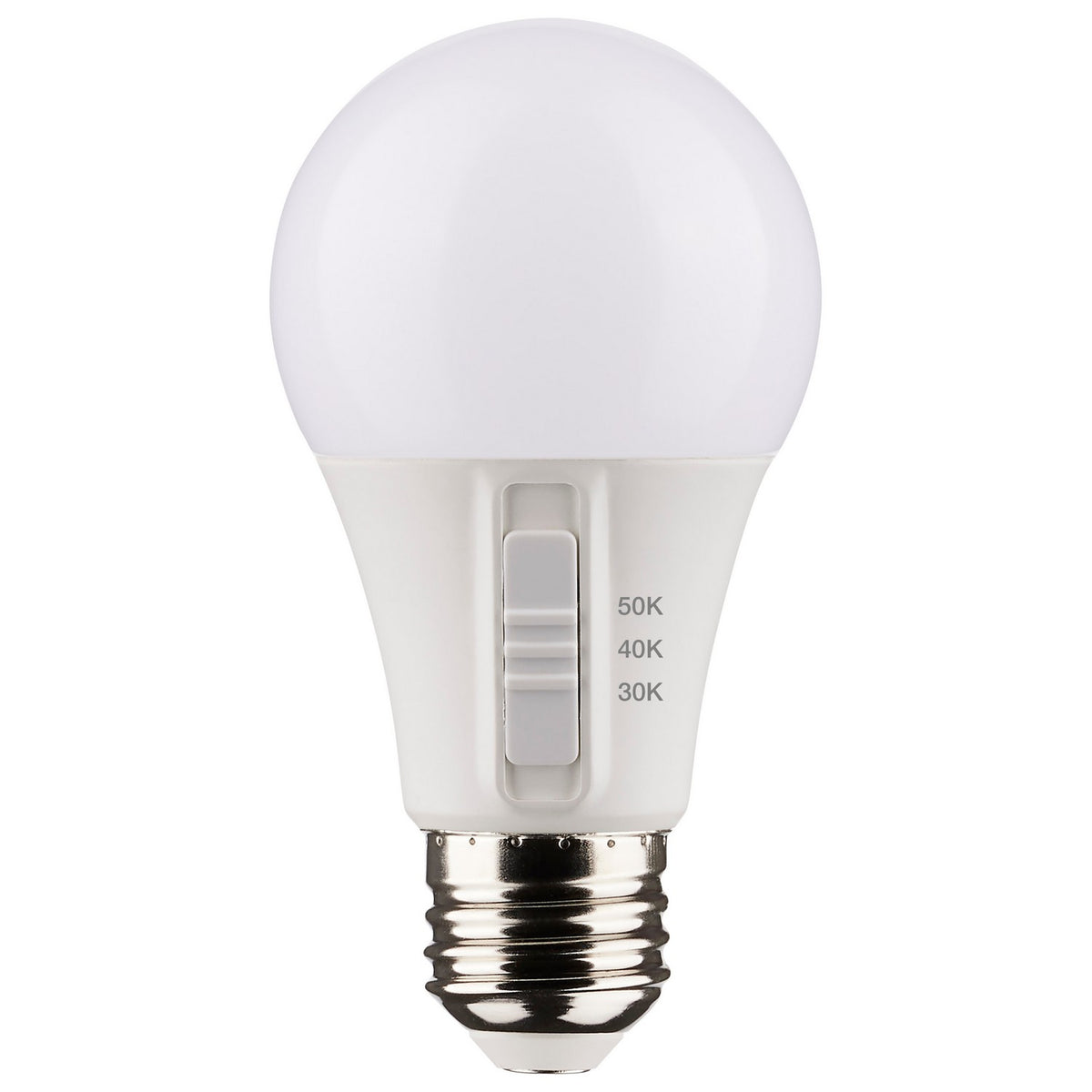 (4-Pack) Satco S11774 6W LED A19 A-Shape Bulb, E26 Base, 3000K, 470 Lumens, Frost