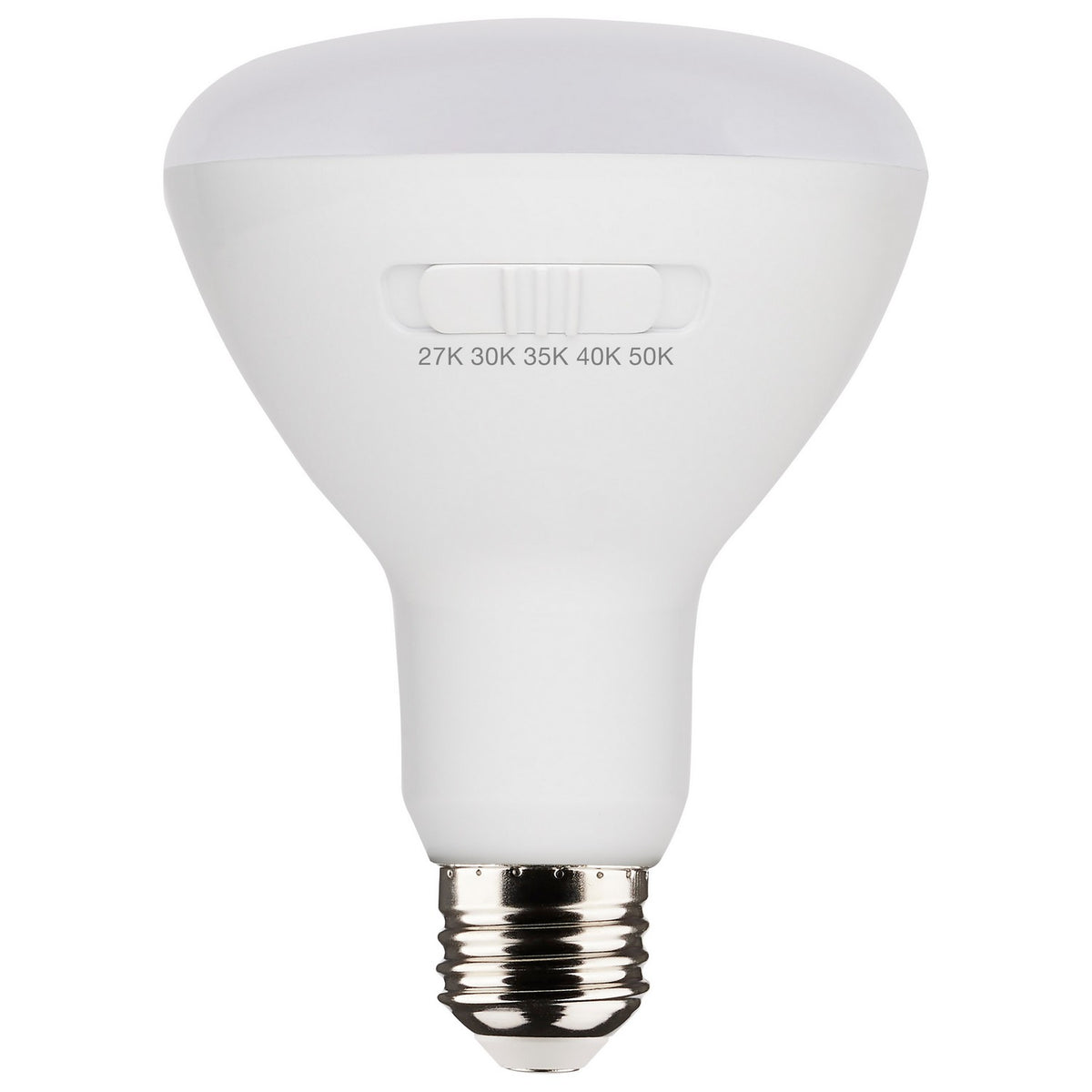 (4-Pack) Satco S11780 8.5W LED BR30 Reflector Bulb, E26 Base, 2700K, 700 Lumens, White