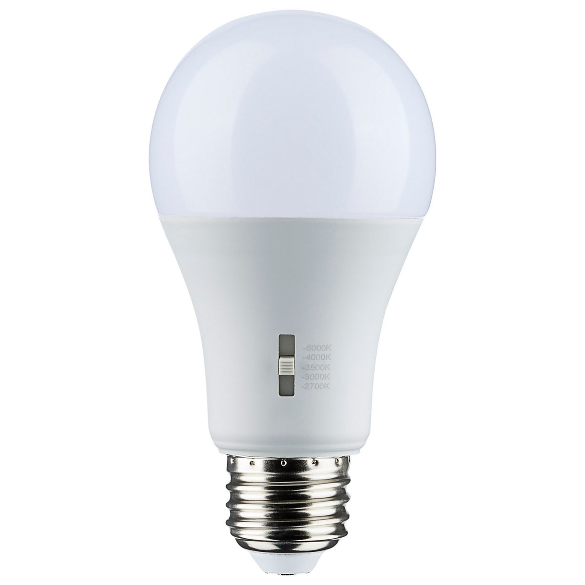 (4-Pack) Satco S11791 8.8W LED A19 A-Shape Bulb, E26 Base, 2700K, 800 Lumens, Frost
