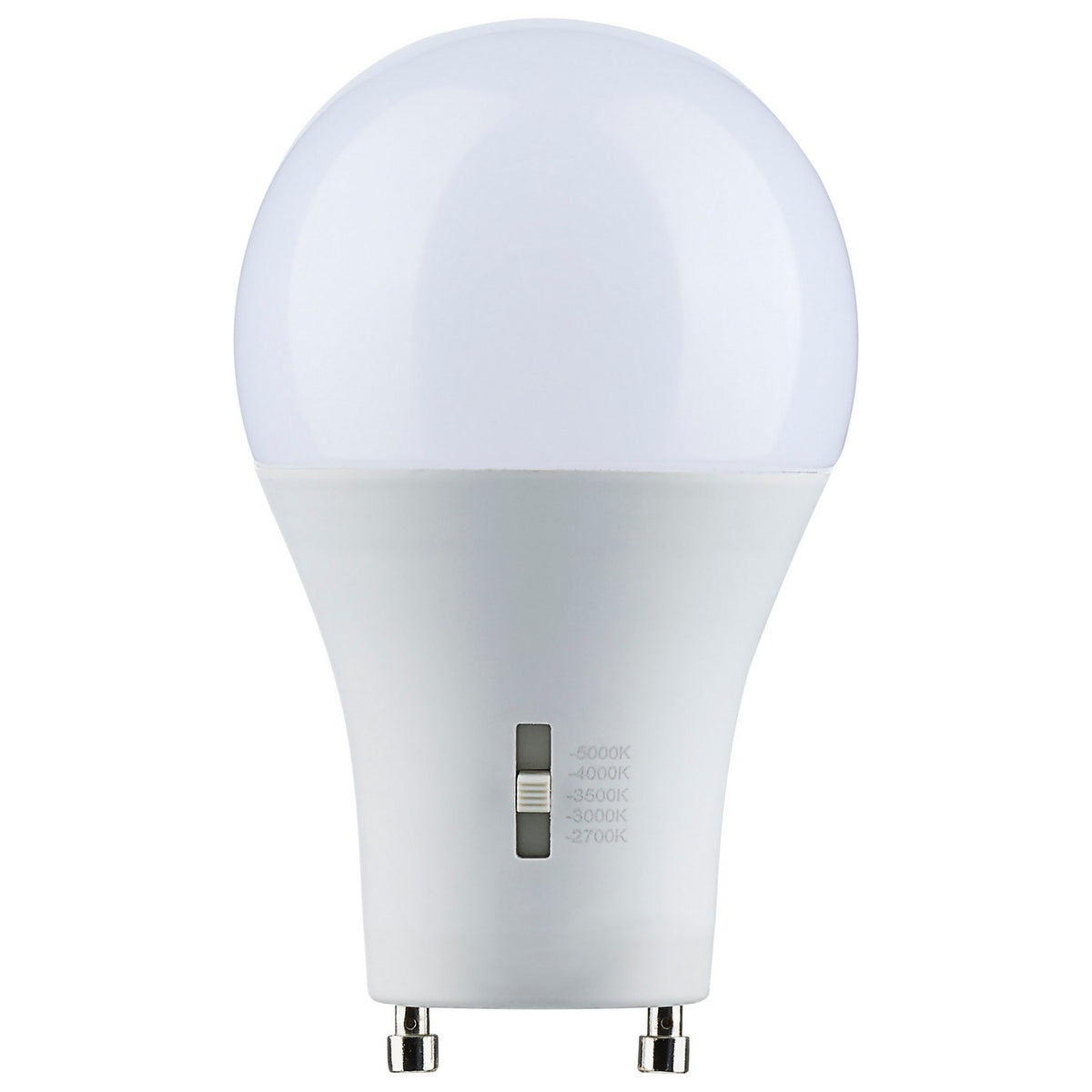 (4-Pack) Satco S11794 8.8W LED A19 A-Shape Bulb, GU24 Base, 2700K, 800 Lumens, Frost