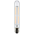(4-Pack) Satco S21370 4W LED T6.5 Tubular Bulb, E17 Base, 3000K, 400 Lumens, Clear