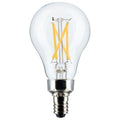 (4-Pack) Satco S21871 5.5W LED A15 A-Shape Bulb, E12 Base, 2700K, 450 Lumens, Clear