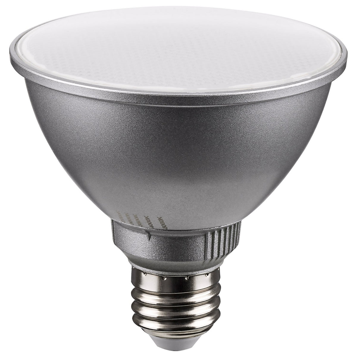(4-Pack) Satco S11582 11W LED PAR30SN PAR Bulb, E26 Base, 2700K, 1000 Lumens, Silver