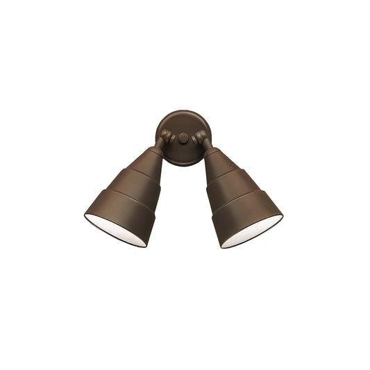 Two Light Outdoor Wall Mount in Architectural Bronze