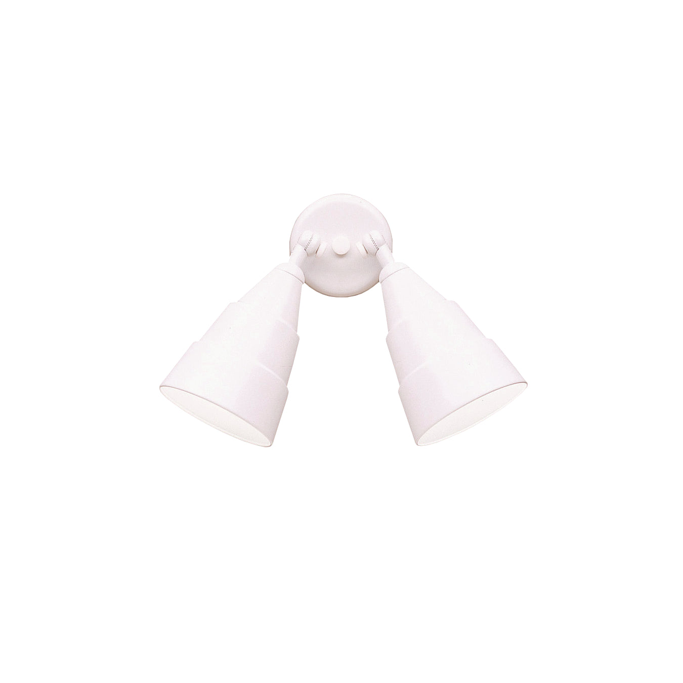 Two Light Outdoor Wall Mount in White