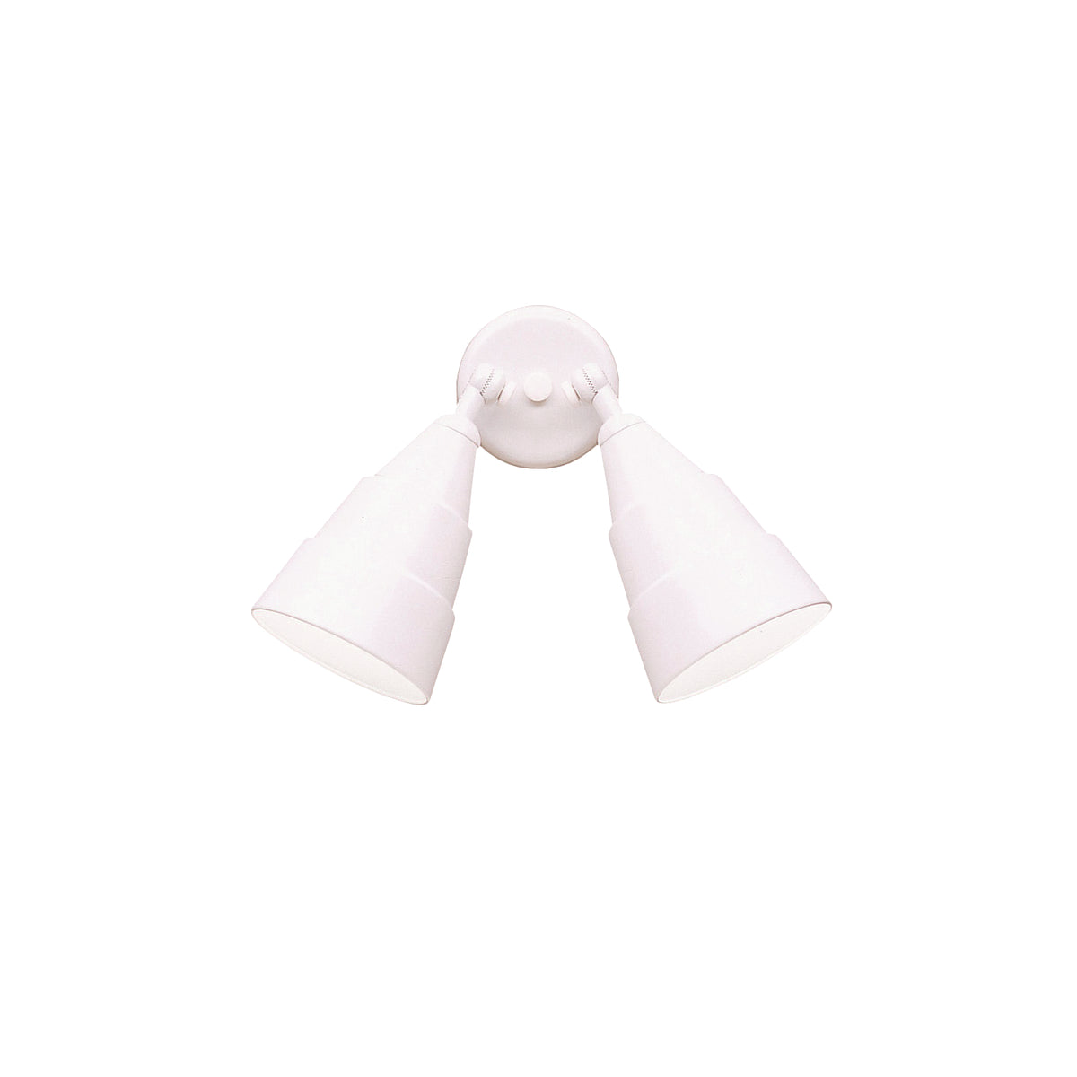 Two Light Outdoor Wall Mount in White