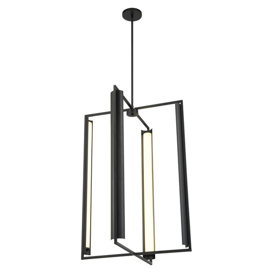 Trizay LED Pendant in Coal Black
