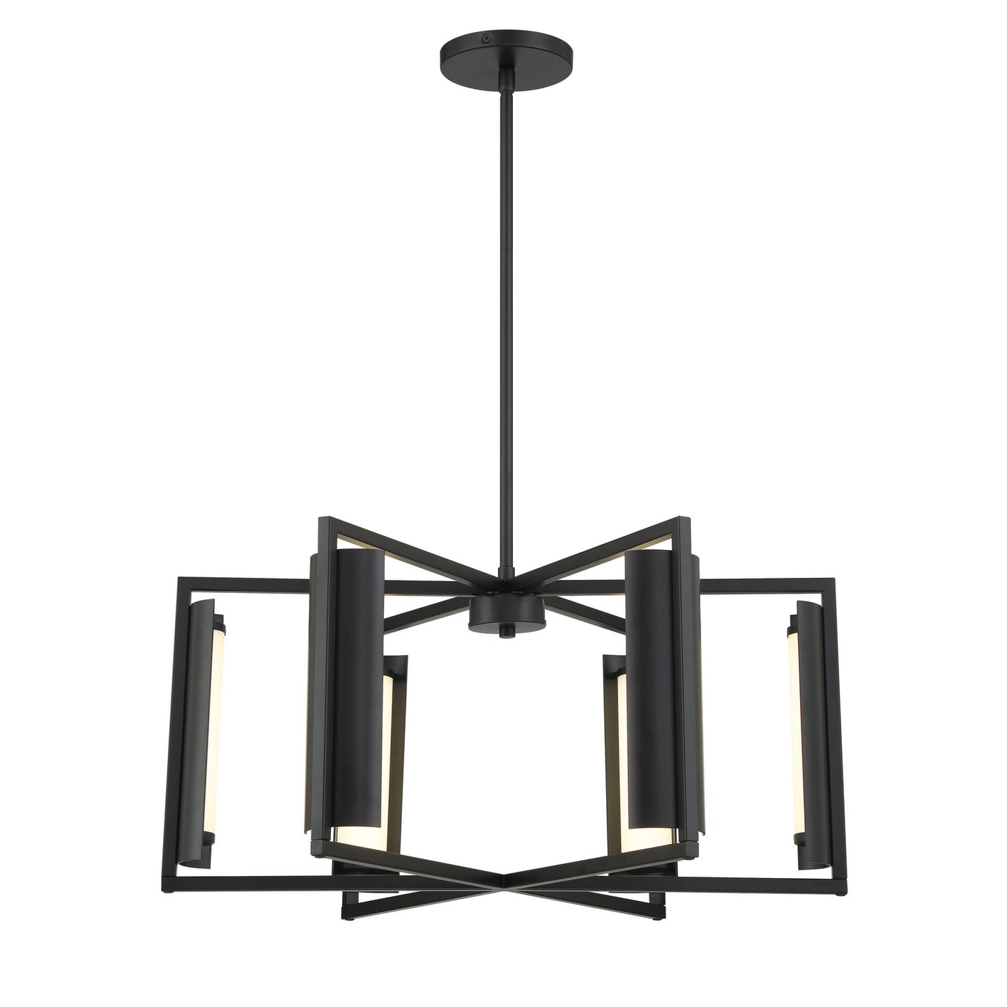 Trizay LED Pendant in Coal Black