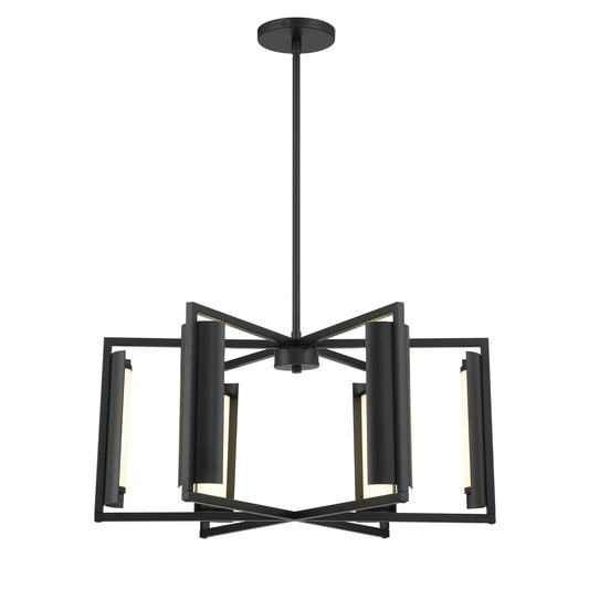 Trizay LED Pendant in Coal Black