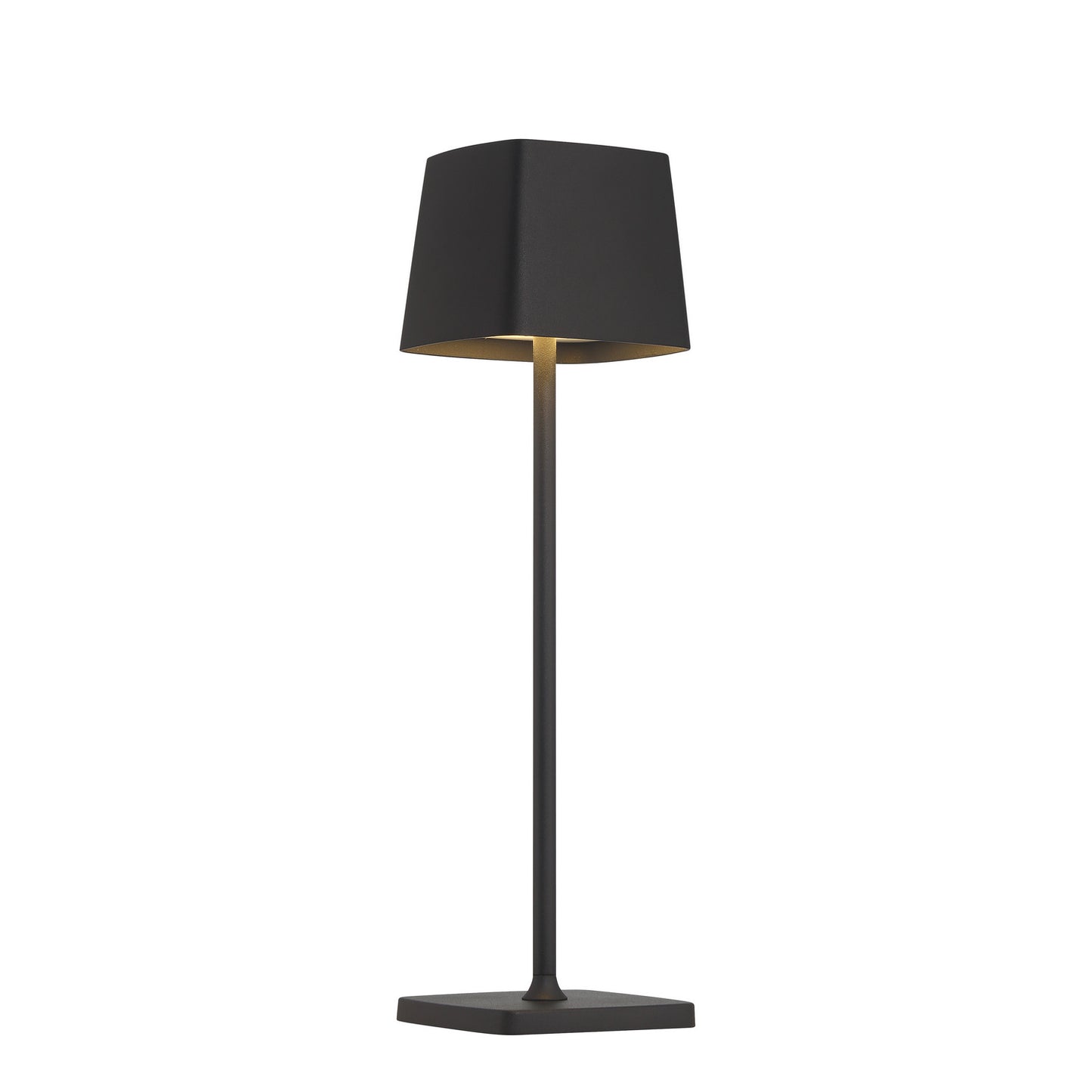 Task Portables LED Table Lamp in Coal Black