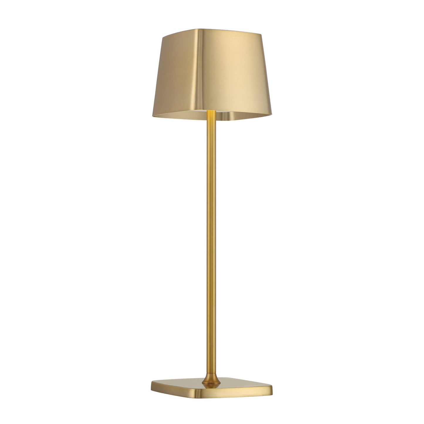 Task Portables LED Table Lamp in Soft Brass