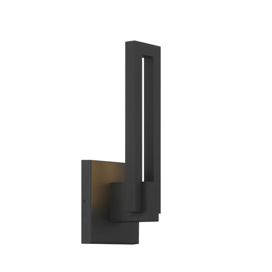 Music LED Outdoor Wall Mount in Sand Coal Black