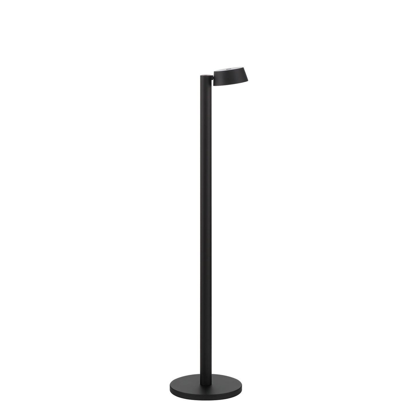 Task Portables LED Floor Lamp in Coal Black