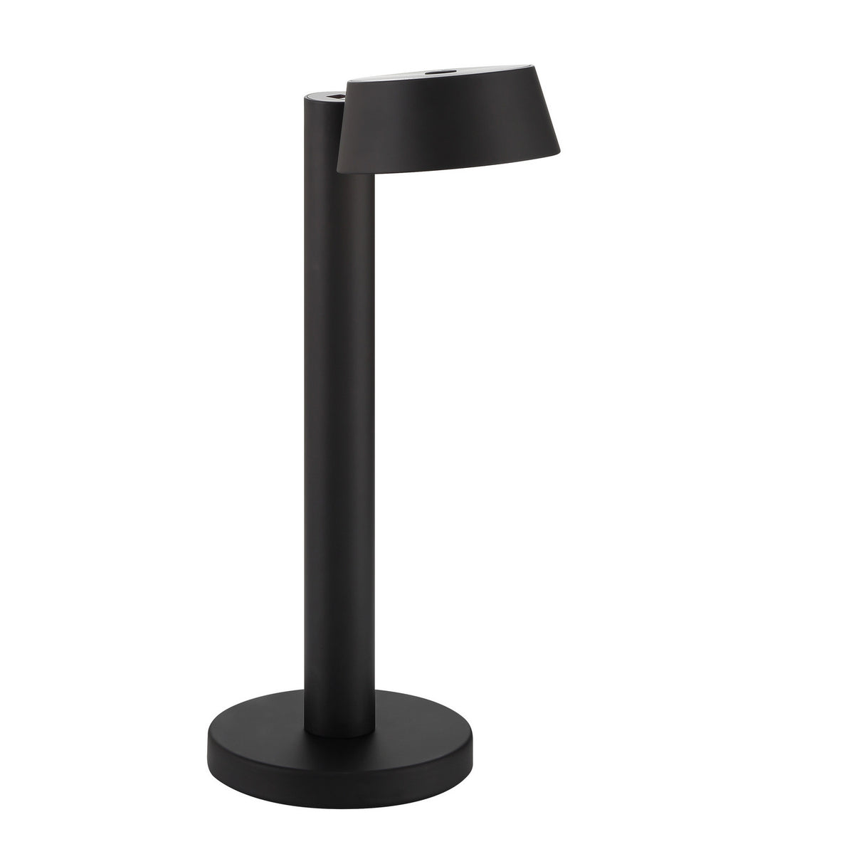 Task Portables LED Table Lamp in Coal Black