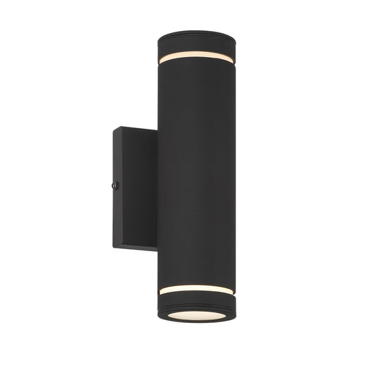 Supotto LED Outdoor Wall Mount in Sand Coal Black