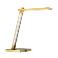 Sauvity LED Table Lamp in Coal And Soft Brass