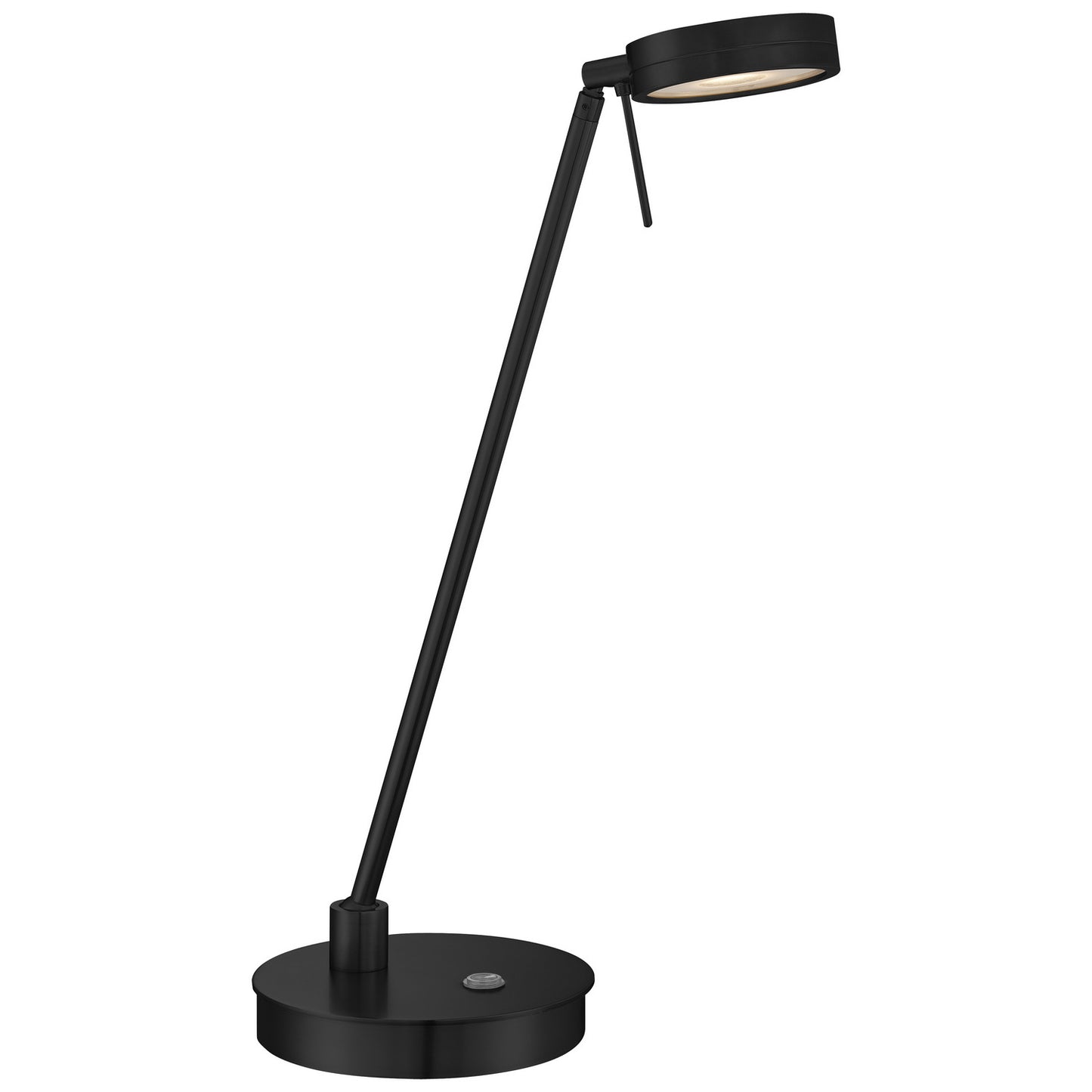 Task Portables LED Table Lamp in Coal Black