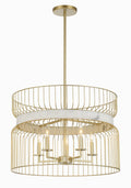 Park Slope by Robin Baron Five Light Pendant in Nouveau Gold