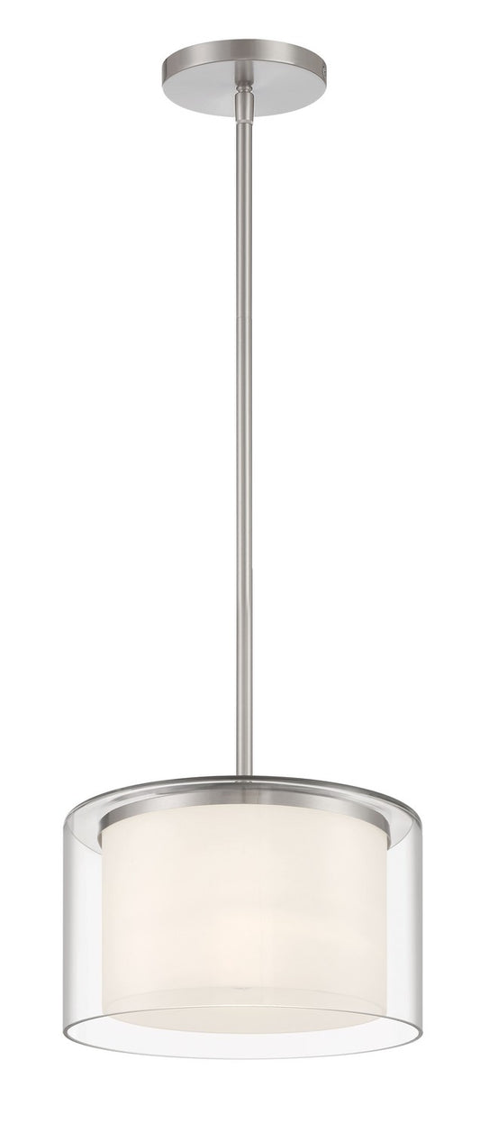 Parsons Studio One Light Pendant in Brushed Nickel