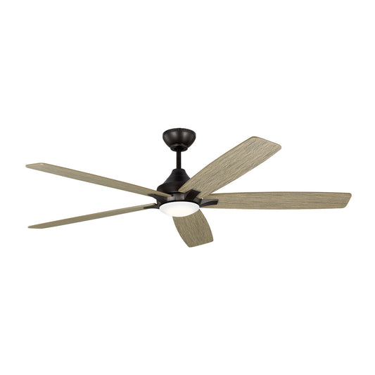 Lowden 60" Ceiling Fan in Aged Pewter